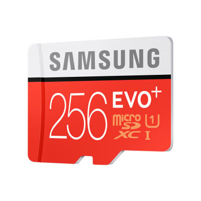 Samsung Micro SD with adaptor 256GB Class 10 R100/W90