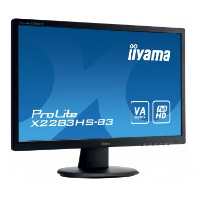 IIYAMA LED LCD 22'' 1920X1080 VA PANEL VGA HDMI DP 4MS X2283HS-B3