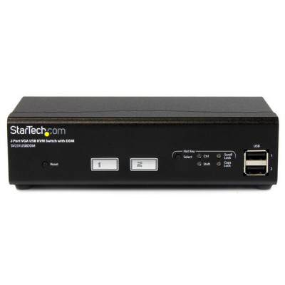 StarTech 2 Port USB VGA KVM Switch with DDM