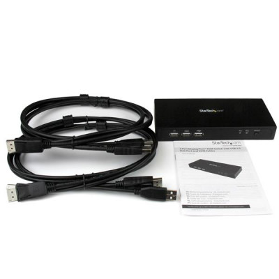 StarTech 2-port DP KVM switch USB 2.0 4K