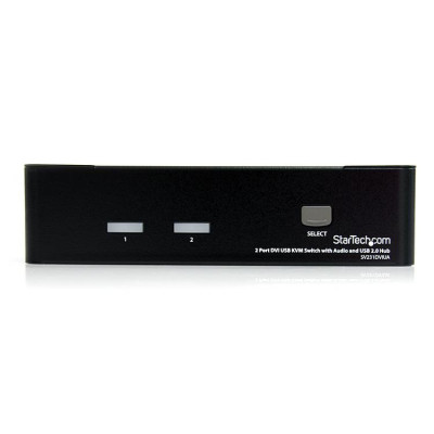StarTech 2 Port DVI USB KVM Switch with Audio
