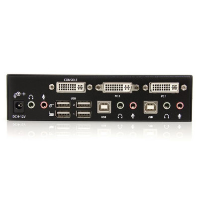 StarTech 2 Port DVI USB KVM Switch with Audio