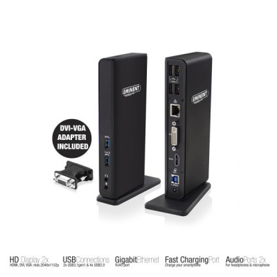 Eminent USB 3.1 Gen1 USB 3.0 Dual display univ