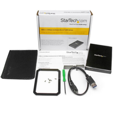 StarTech USB 3.1 Enclosure for 2.5'' SATA Drives