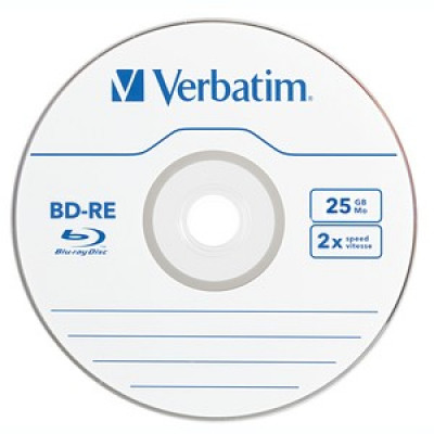 Verbatim BD-RE&#47;25GB 2xspd Single Layer JCase 5pk