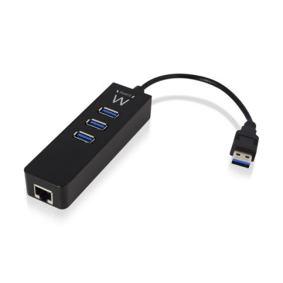 Eminent USB3.1 Gen1 Hub3 port Gigabit network