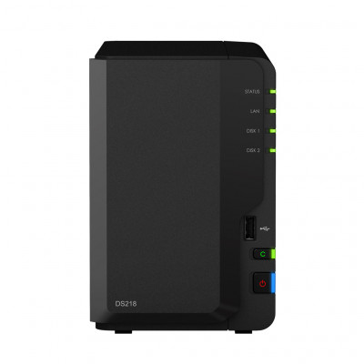 Synology DS218 2bay NAS 1.3GHz Dualcore CPU