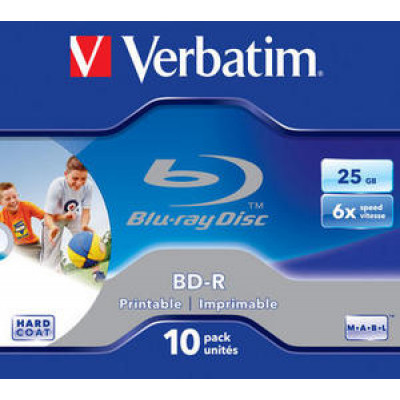 Verbatim BD-R&#47;25GB 6xspd Single Layer JCase 10pk