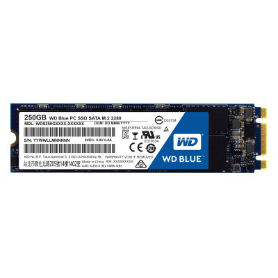 Western Digital SSD Blue 250GB M.2 2280 SATA Gen 3