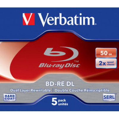 Verbatim BR BD-RE Dual-Layer 50GB scratchGuard 5p