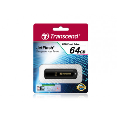 Transcend JetFlash 350&#47;64GB USB 2.0 Black