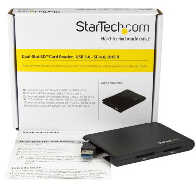 StarTech 2-Slot SD Card Reader - USB 3.0 - UHS-II
