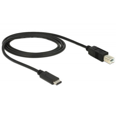 Delock USB 2.0C - USB B Male 1m black