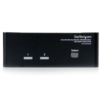 StarTech 2 Port DVI VGA Dual Monitor KVM Switch