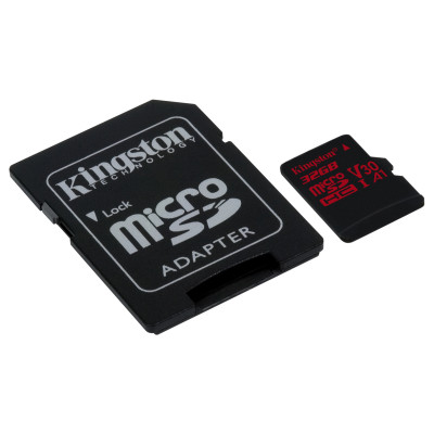 Kingston 32GB microSDHC U3 UHS-I Adapter