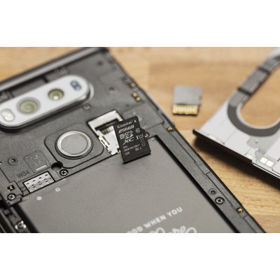 Kingston 32GB microSDHC Canvas Card+SD Adapter