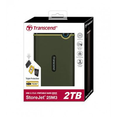 Transcend 2TB Slim StoreJet2.5" M3G Portable HDD