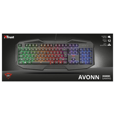 Trust GXT 830-RW Avonn Gaming Keyboard Azerty (BE)