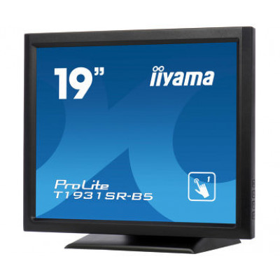 IIYAMA LCD 19"FHD Touch TN Panel VGA HDMI DP Speak 5ms Black