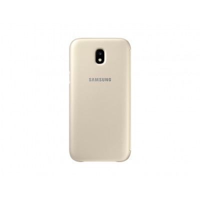 Samsung J5 2017 Wallet Cover Gold