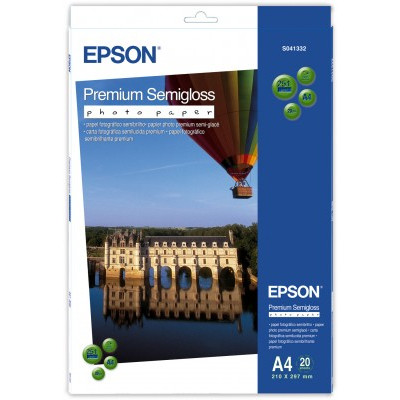 Epson Paper&#47;Semigloss Photo A4 251gm2 20sh