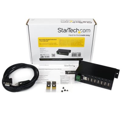 StarTech Mountable Industrial 7 Port USB Hub