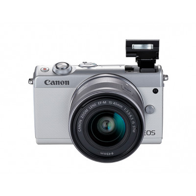 Canon EOS M100 WHITE EF-M15-45 STM LIMIT EDIT