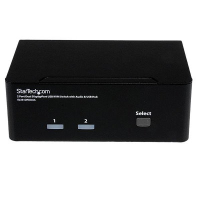 StarTech 2 Port Dual DisplayPort USB KVM Switch