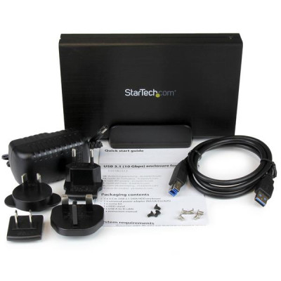 StarTech USB 3.1 10Gbps Enclosure for 3.5 SATA