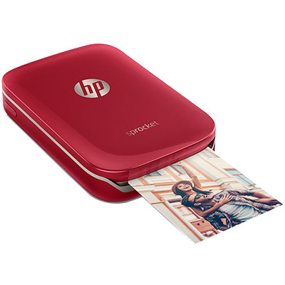 HP Sprocket Photo Printer Red
