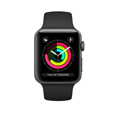 Apple Watch S3 42 SG AL BLK SP GPS-