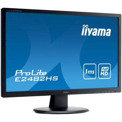 IIYAMA 24''WIDE FHD TN VGA DVI-D HDMI 1ms Black