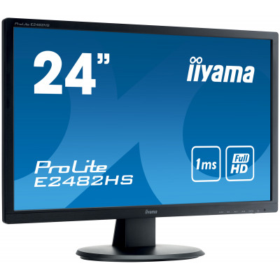 IIYAMA 24''WIDE FHD TN VGA DVI-D HDMI 1ms Black