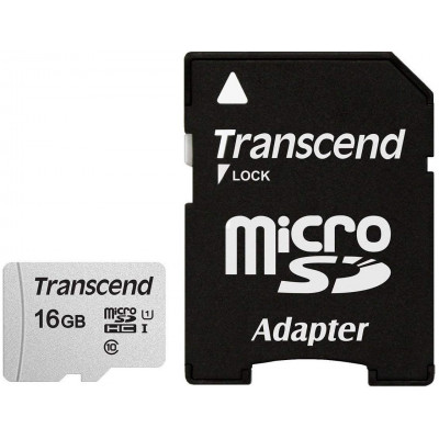 Transcend 16GB UHS-I U1 microSD with Adapter