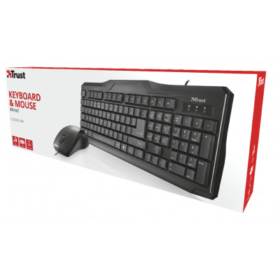 Trust Desktop Classicline Wired Keyboard + Mouse