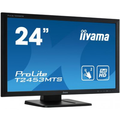 IIYAMA 24"Touch 1920x1080 TNP VGA HDMI DVI-D USB 4ms Black