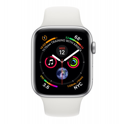 Apple Watch S4 44 SIL AL WHT SP GPS-