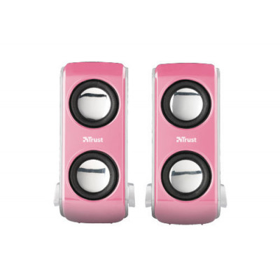 Trust Pink Portable Notebook Speakers