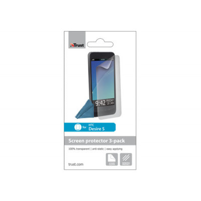 Trust Screen protector 3-pack for HTC Desire S