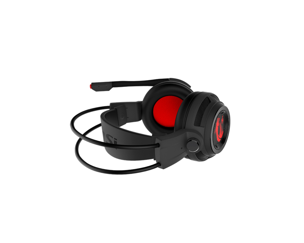 MSI DS502 Gaming Headset virtiual 7.1 surround sound USB mic