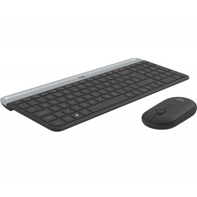 Logitech Slim Wireless Keyboard Mouse Combo MK470 - QWERTY