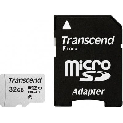 Transcend 32GB microSD w&#47;adapter