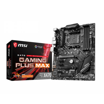 MSI MB X470 GAMING PLUS MAX AM4 DDR4 SATA3 HDMI DVI ATX