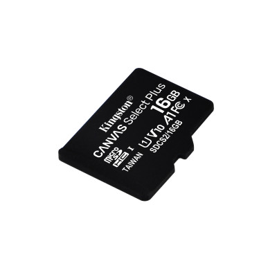 Kingston 16GB micSDHC 100R A1 C10 Card+ADP