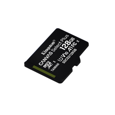 Kingston 128GB micSDXC 100R A1 C10 Card+ADP