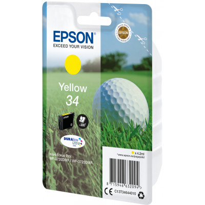 Epson Ink&#47;34 Golf Ball 4.2ml YL