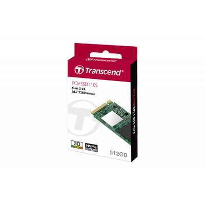 Transcend 512GB M.2 2280 PCIe Gen3x4 3D TLC