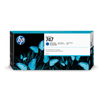 HP 747 300-ml Chromatic Blue Ink Crtg