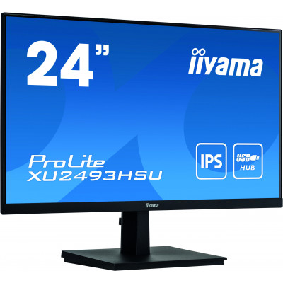 IIYAMA 24'' WIDE FHD IPS VGA HDMI DP USB Speakers Black