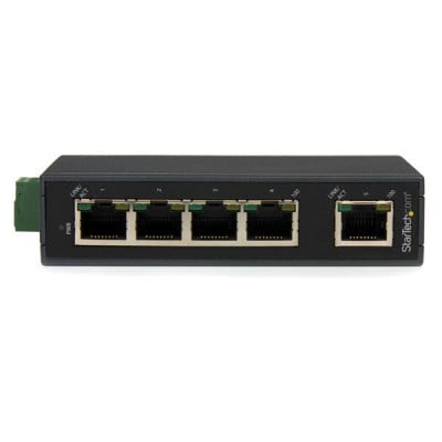 StarTech 5 Port Industrial 10&#47;100 Ethernet Switch